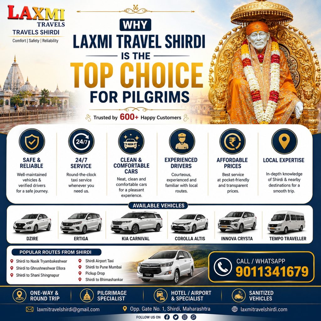 Why Laxmi Travel Shirdi is the Top Choice for Pilgrims