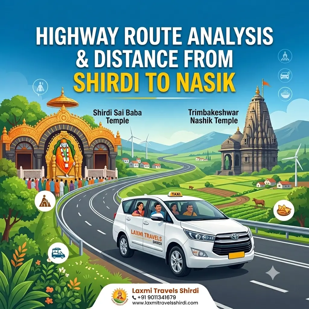 Highway Route Analysis & Distance from Shirdi to Nasik